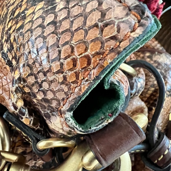 Reptile Brown Dooney Bourke Purse - Picture 14 of 16